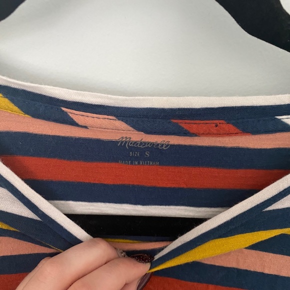 Madewell Colorful Striped T-Shirt - Picture 2 of 3